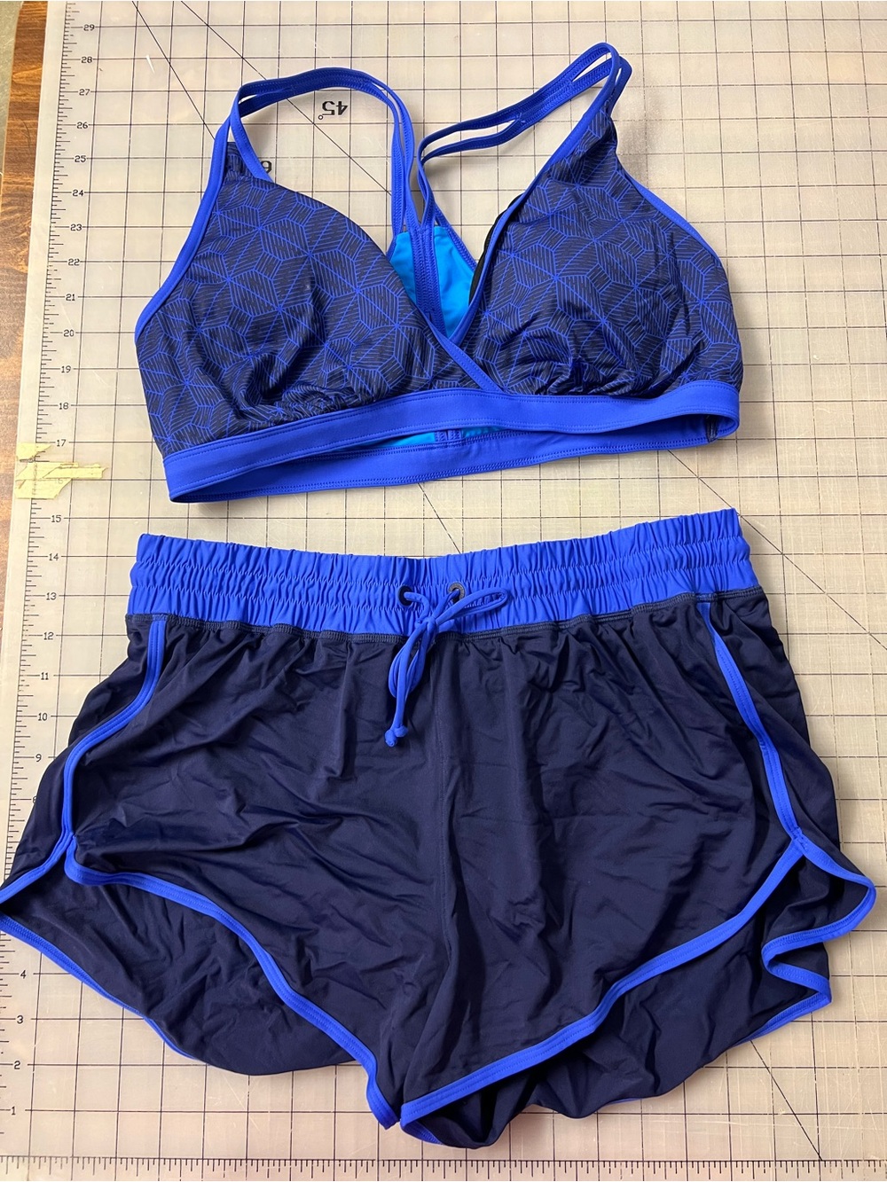 LL Bean Shorts bikini set - like new!